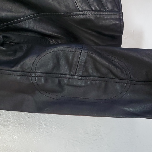 Wilsons Genuine Leather Moto Jacket In Black Size S - Picture 5 of 10